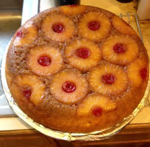 finish with your favorite Easter dessert. Ours is pineapple upside down cake
